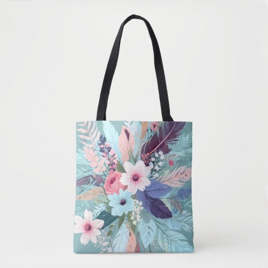Tote Bag Poudre Bleu (Devant)
