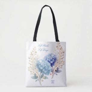 Tote Bag Poudre Blue Hydrangea Aquarelle Fidélité du client