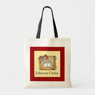 Tote Bag Poule de pays et oeufs frais