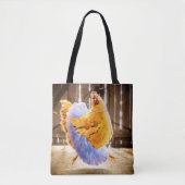 Tote Bag Poulet dans un tutu (Devant)