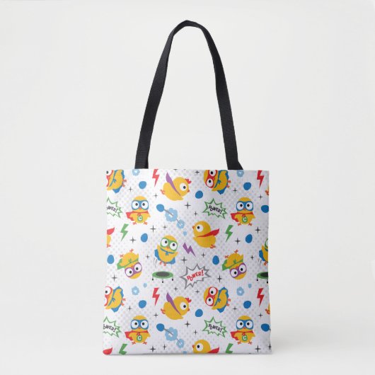 Tote Bag Poulet de superhéros (Devant)