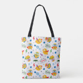 Tote Bag Poulet de superhéros (Dos)