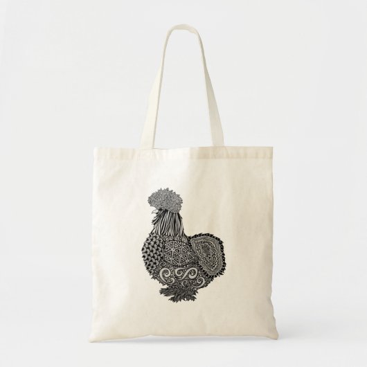 Tote Bag poulet fourre-tout de silkie (Devant)
