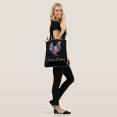 Tote Bag Poulet maman poule fermier fleurs mignonette poule (Sur le modèle)