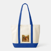 Tote Bag Poulet rustique en scène pastorale (Dos)
