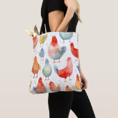 Tote Bag Poulets d'élevage (De près)