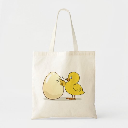 Tote Bag Poulets Et Oeufs Jaunes (Devant)