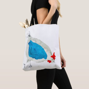 Tote Bag Poulets mignons aquarelle