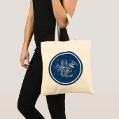 Tote Bag Poulpe avec ancre (Devant (produit))