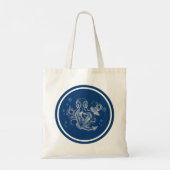 Tote Bag Poulpe avec ancre (Dos)
