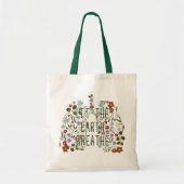 Tote Bag Poumons Fleurs : Que La Terre Respire (Devant)