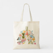 Tote Bag Poumons floraux (Dos)