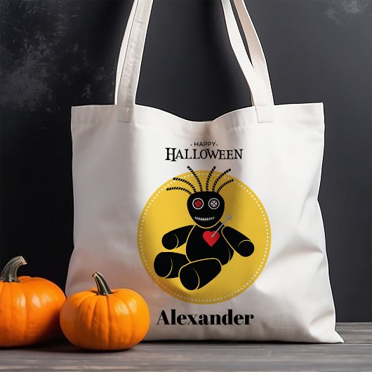 Tote Bag Poupée Vaudou Halloween Personnalisé