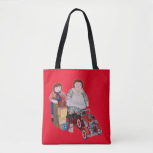 Tote Bag Poupées Raggedy Ann & Andy avec jouets