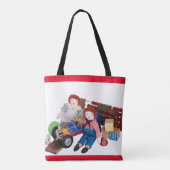 Tote Bag Poupées Raggedy Ann & Andy avec jouets (Dos)
