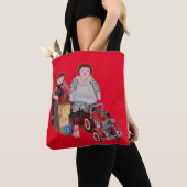 Tote Bag Poupées Raggedy Ann & Andy avec jouets (De près)