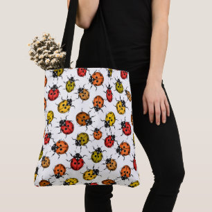 Tote Bag Poupons colorés sur blanc