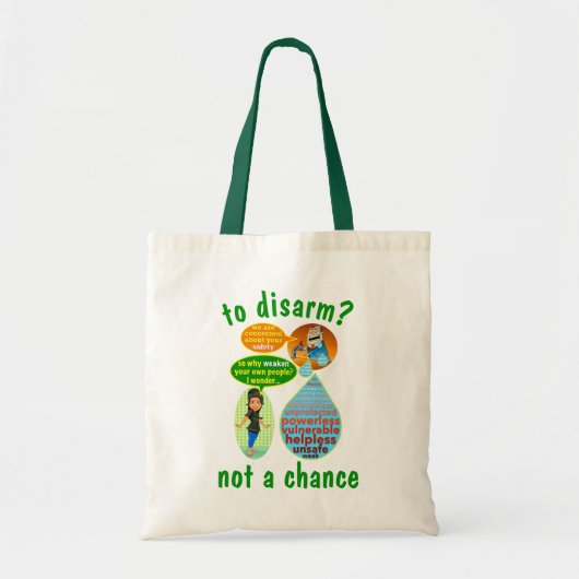Tote Bag Pour désarmer fourre-tout ? (Devant)