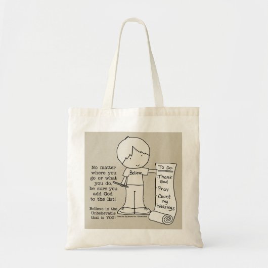 Tote Bag Pour faire la liste (Devant)