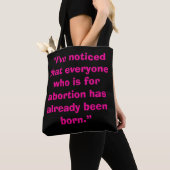 Tote Bag Pour la vie (De près)