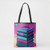 Tote Bag Pour L'Amour Des Livres Rose (Devant)