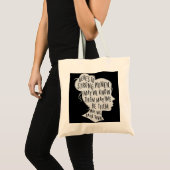 Tote Bag Pour les femmes fortes, qu'on les connaisse, Femal (Devant (produit))