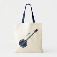 Pour les joueurs de banjo Navy Blue Personnalisé