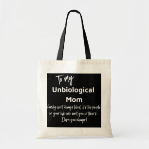 Tote Bag Pour ma mère non biologique, la famille n'est pas