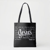 Tote Bag POUR NOUS Christian Isaiah JESUS Noël (Devant)