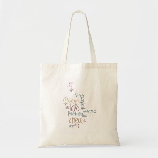 Tote Bag Pour toujours et un jour (Devant)