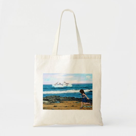 Tote Bag Pour voir les dauphins (Devant)