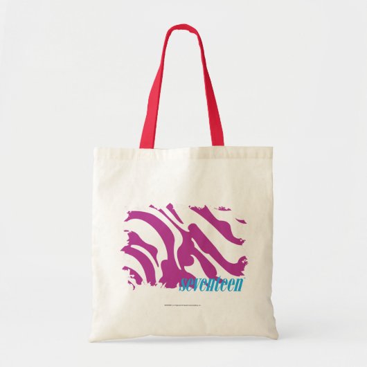Tote Bag Pourpre 3 de zèbre (Devant)