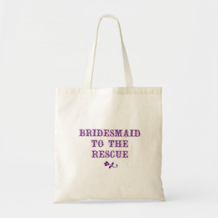 Tote Bag Pourpre de Fourre-tout de demoiselle d'honneur