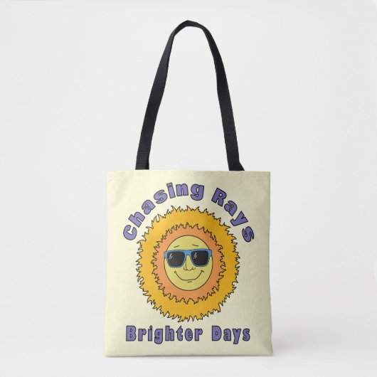 Tote Bag Poursuivre les rayons (Devant)