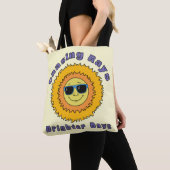 Tote Bag Poursuivre les rayons (De près)