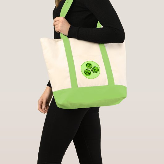 Tote Bag Pousses (Devant (produit))