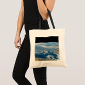 Tote Bag Poussière Sur La Mer Méditerranée Et L'Île Chypre (Devant (produit))