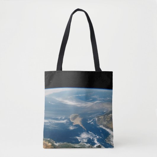Tote Bag Poussière Sur La Mer Méditerranée Et L'Île Chypre (Devant)