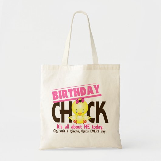 Tote Bag Poussin 3 d'anniversaire (Devant)
