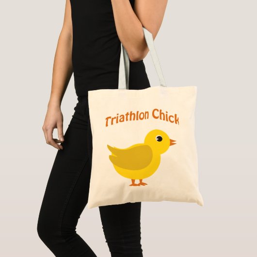 Tote Bag Poussin de triathlon (Devant (produit))