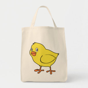Tote Bag Poussin jaune heureux mignon