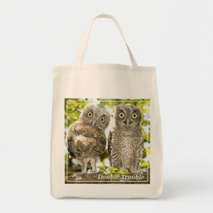 Tote Bag Poussins de hiboux de cri strident