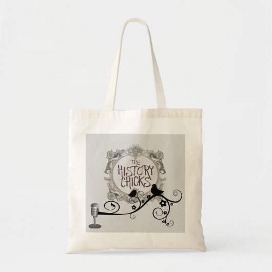 Tote Bag Poussins fanés du logo deux et une MIC (Devant)