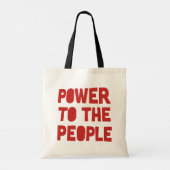 Tote Bag Pouvoir Au Peuple (Dos)