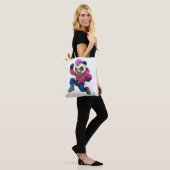 Tote Bag Pouvoir de Panda Punk (Sur le modèle)