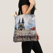 Tote Bag Prague nuit en République Tchèque (De près)
