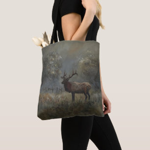 Tote Bag Prairie aux élans