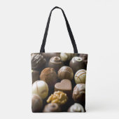Tote Bag Pralines délicieuses de chocolat (Dos)