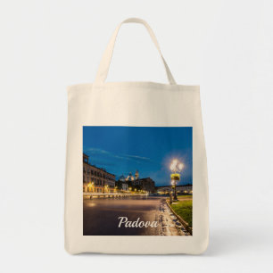 Tote Bag Prato della Valle la nuit à Padova, Italie