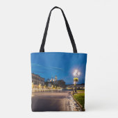 Tote Bag Prato della Valle la nuit à Padova, Italie (Dos)